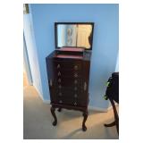 Jewelry/Armoire W/Mirror