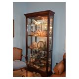 Curio Cabinet, Collectible Dishes, & Figures