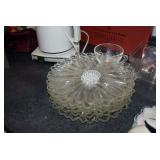 Glass Cups & Saucers