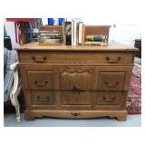 Vintage Dresser & Books