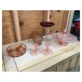 Glass Serving Pieces & Candleholders