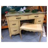 Vintage Vanity/Desk & Stool