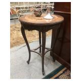 Round Side Table & Home Decor