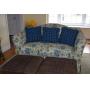 Loveseat, Pillows, & Ottomans