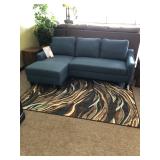 Sofa, Ottoman, & Area Rug