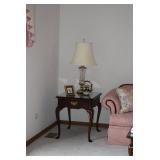 End Table with Lamp