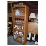 Shelving Unit, Stemware, Dishes, Home Decor