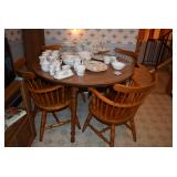 Table, Chairs, & Dishes