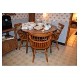 Table, Chairs, & Dishes