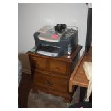 Printer & Vintage End Table