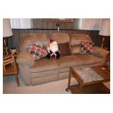 Sofa, Pillows, & Coffee Table