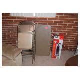 Folding Table, Chairs, & Ionizer Heater