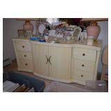Vintage Dresser, Lamps, Home Decor, Photo Frames