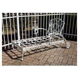  Iron Patio Chaise