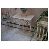 Iron Side Table, Chair, Home Decor, Birdhouse