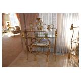 Ornate Table and Bench, Home Decor