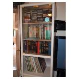 Shelving Unit, Books, Albums