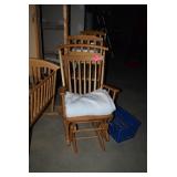Glider Rocker, Crib, & Changing Table