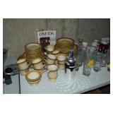 Dishes, Glasses, Flatware Set, & Misc Kitchen Items