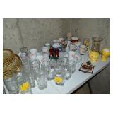 Glasses, Coffee Mugs, & Misc Items