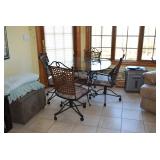 Glass Table & Chairs
