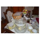 Meito China Dish Set & Glassware