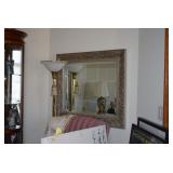 Mirror, Floor Lamp, & Decor