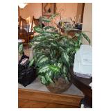 Large Silk Plant in Vase