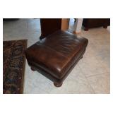 Leather Ottoman