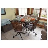 Table, Chairs, & Serverware