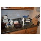 Knife Set, Bowls, Candle