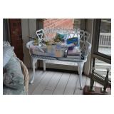 White Bench & Craft Supplies