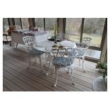 White Table & Chair Set