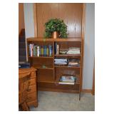 Book Shelf, Books, Desk, Chair