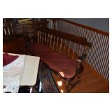 Trestle Farmhouse Table with Bench & Chairs