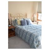 Twin Bed, Headboard, Linens