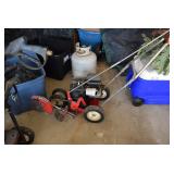 Outdoor Power Tool, Propane Tank, Cooler