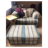 Oversized Chair with Ottoman