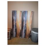 Art, Wicker Laundry Basket