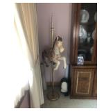 Carousel Horse & Display Cabinet