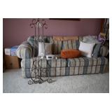 Sofa, Pillows, & Decor
