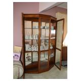 Display Cabinet & Precious Moments Figures