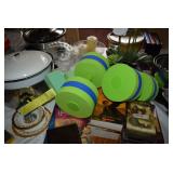 Kitchen Items, Books, VHS Videos, & Exercise Items