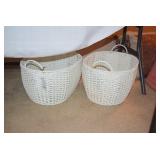 White Wicker Baskets