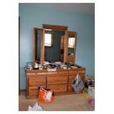 Dresser with Mirror & Accessories