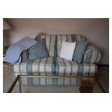 Loveseat, Pillows, & Coffee Table