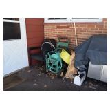 Hose, Reel, Weber Gas Grill, & Cover