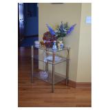 Glass Side Table, Home Decor