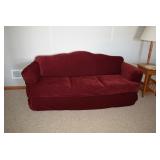 Sofa, Side Lamp Table