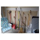 Outdoor Shovels, Brooms, Lawn Chair